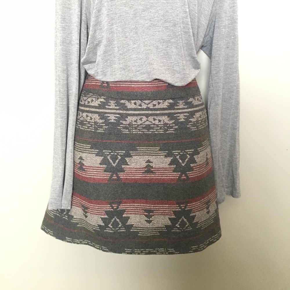 Dalia Collection Aztec-print miniskirt